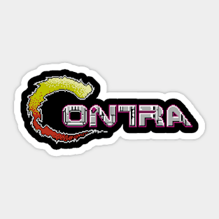 Contra Title Sticker